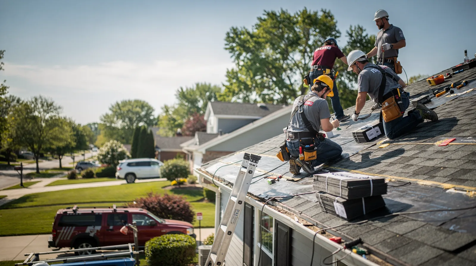 Roof Repair in Clarendon Hills, IL around you